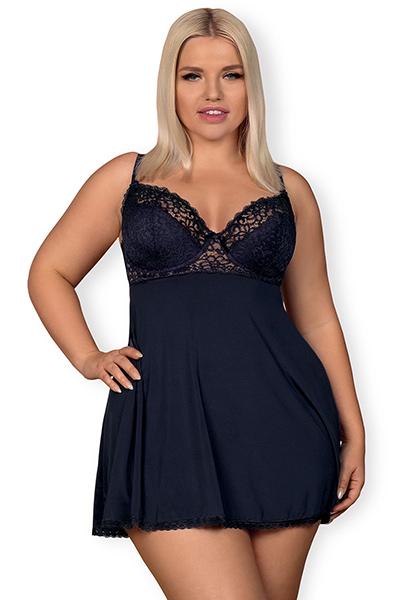 Obsessive Drimera Babydoll & Thong Blue XXL Babydoll