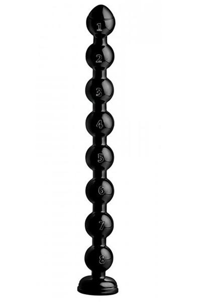 Hosed Beaded Thick Anal Snake 48 cm Grövre analkulor