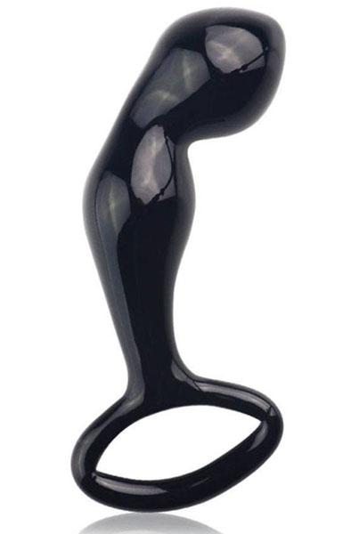 Lovetoy Glass Romance Black Analplugg i glas