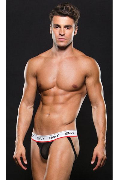 Envy Menswear Low-Rise Jockstrap Black M/L Jockstrap