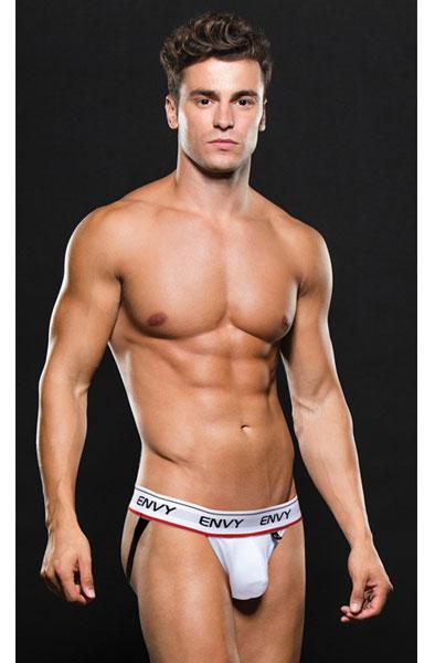 Envy Menswear Low-Rise Jockstrap White S/M Jockstrap