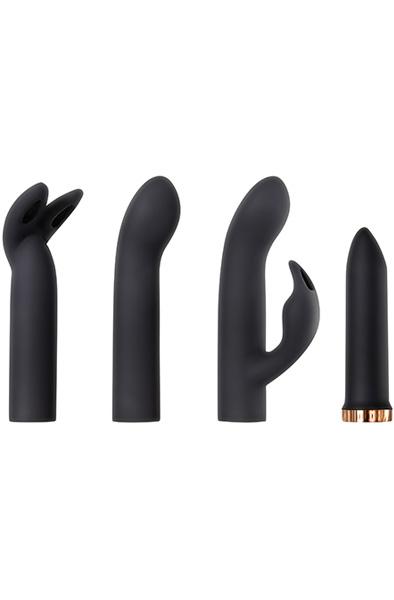 Evolved Four Play Black Vibrator