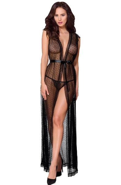 Obsessive 876-PEI-1 Robe and Thong S/M Sexig morgonrock