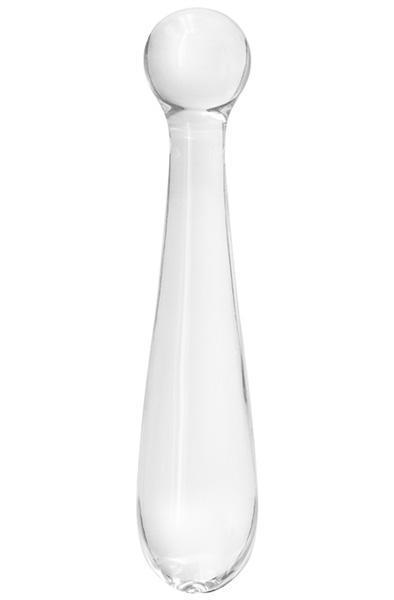 NS Novelties Crystal Glass Pleasure Wand Clear Glasdildo