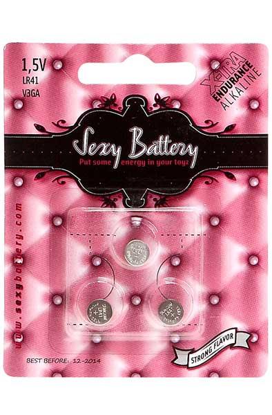 Sexy Battery LR41 3 pcs Batterier LR41