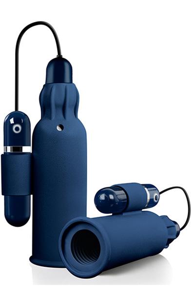 NMC Tremble Stroker 10-Functions Blue Masturbator med vibration