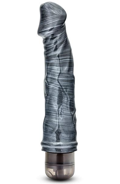 Jet Midnight Carbon Metallic Black 22,5 cm Dildo med vibrator