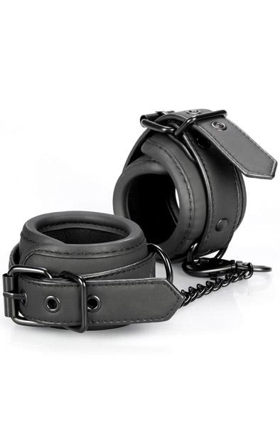 Fetish Black Shadow Ankle Cuffs Fotbojor
