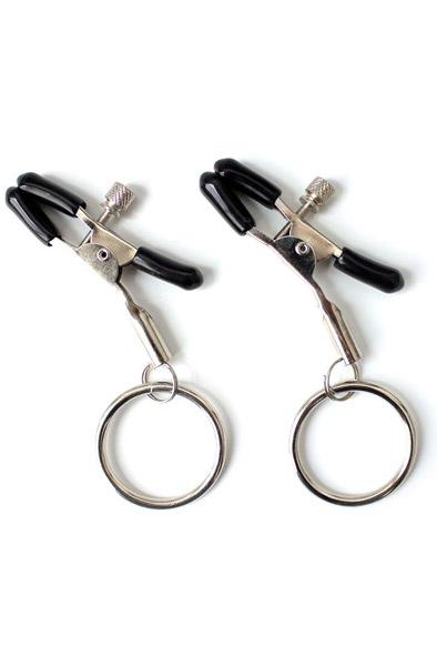 Fetish Addict Nipple Clamp With O Ring Bröstvårtsklämmor