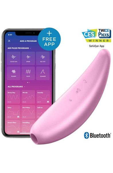 Satisfyer Curvy 3+ Pink Appstyrd klitorisstimulator