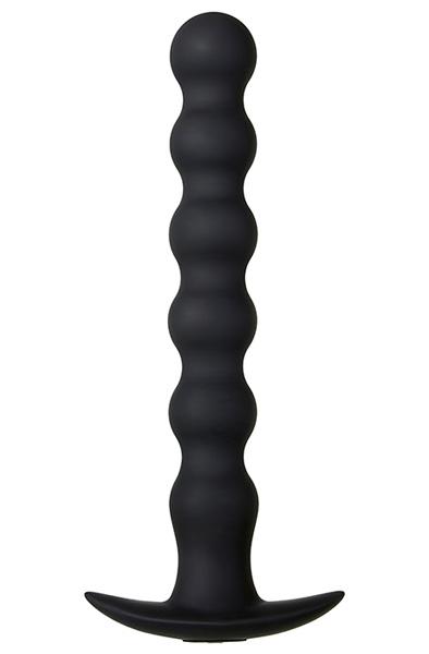 Evolved Bottoms Up Black Analkulor med vibration