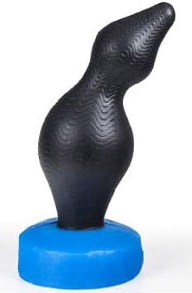 Bulder Stor Falun Black-Blue 22 cm Grövre analplugg