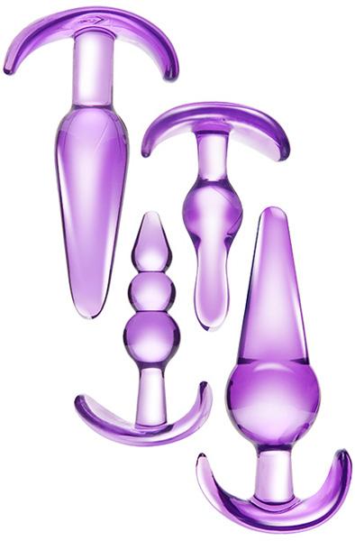 Zahara Anal Kit 4-pcs Purple Analpluggar paket