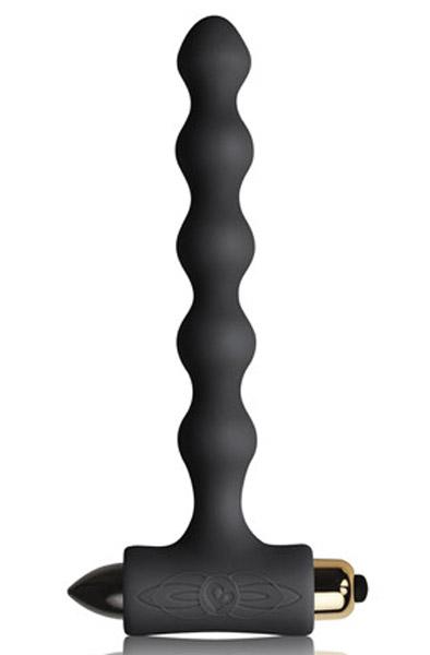 Rocks Off Petite Sensations Pearl Black Analkulor med vibration