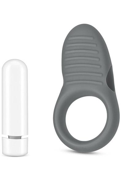 Noje C1 Ring Slate Penisring med vibrator
