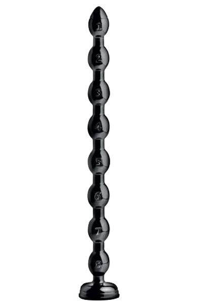 Hosed Beaded Anal Snake 48 cm Extra lång analdildo