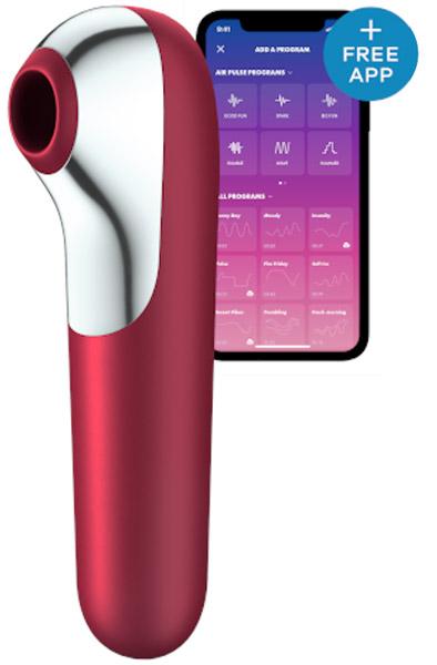 Satisfyer Dual Love Red Appstyrd klitorisstimulator