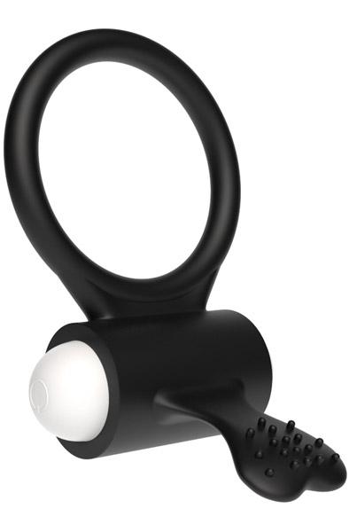 Power Clit Cockring Heart Penisring med vibrator