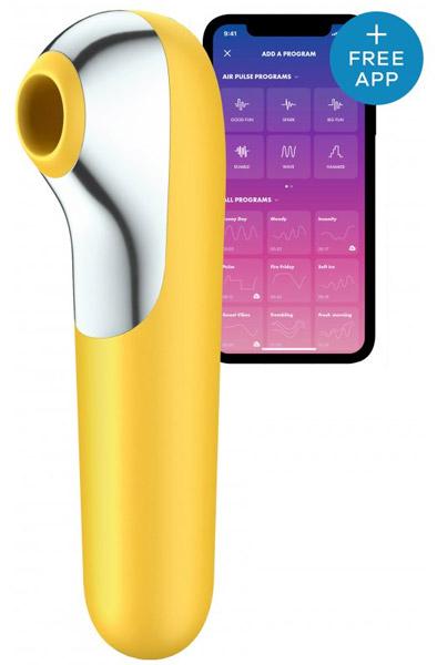 Satisfyer Dual Love Yellow Appstyrd klitorisstimulator
