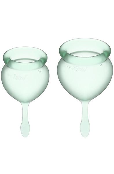 Satisfyer Feel Good Green Menstrual Cup Menskoppar