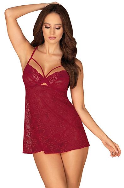 Obsessive Ivetta Babydoll & Thong L/XL Babydoll