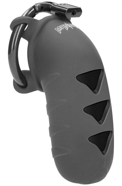 Mancage 08 Chastity Silicone Cock Cage Black Kyskhetsbur
