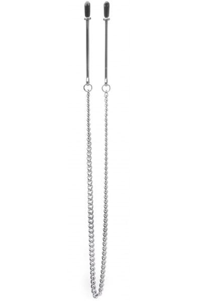 Shots Pincette Nipple Clamps Metal Bröstklämmor med kedja
