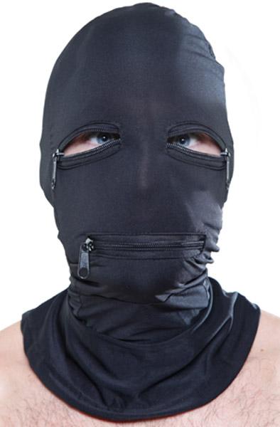 Pipedream Zipper Face Hood BDSM mask