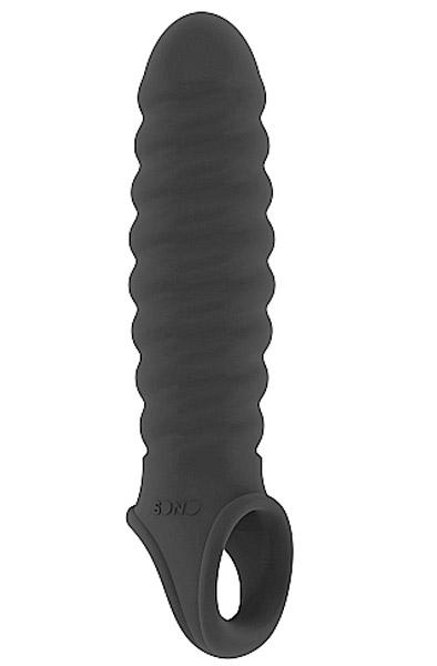 No.32 Stretchy Penis Extension Black Penisförlängare/Sleeve