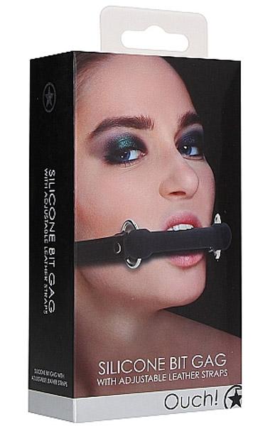 Ouch Bit Gag Black Gag