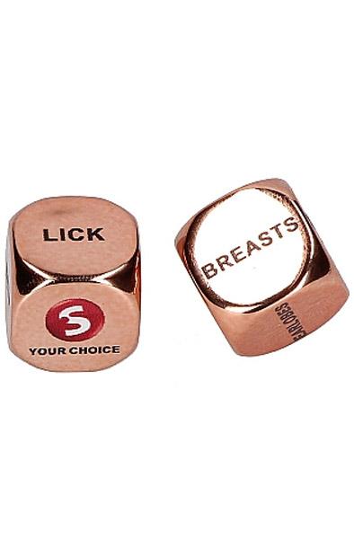 Shots Love Dice Rosé Gold Tärningsspel