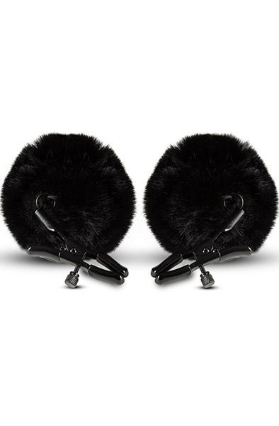 Noir Pom Adjustable Nipple Clamps Black Bröstvårtsklämmor