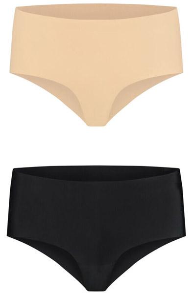 Bye Bra Invisible High Brief 2-pack M Sömlösa trosor