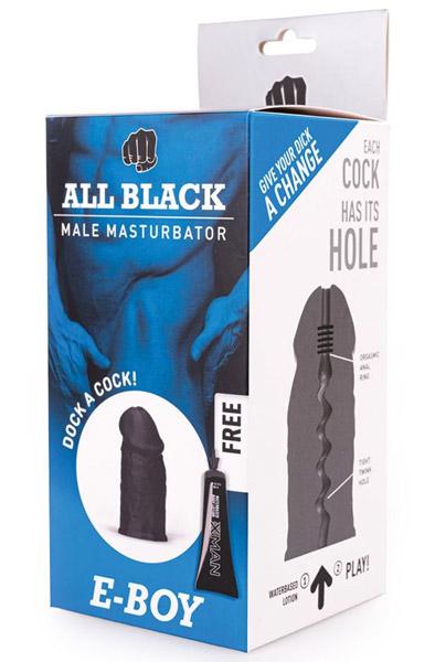 All Black Masturbator E-Boy Masturbator