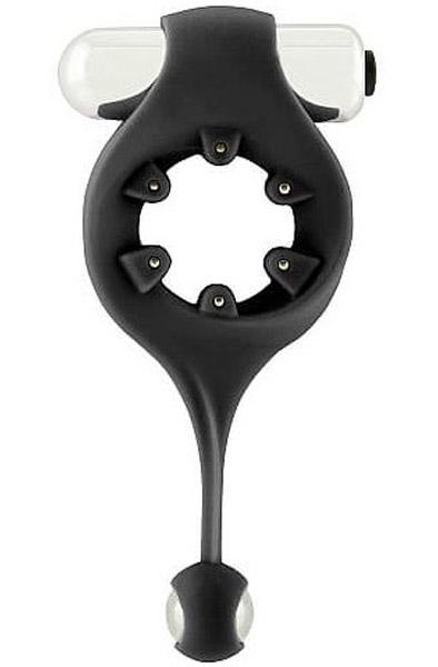 Vibrating Cockring With Dangling Ball Pungvibrator