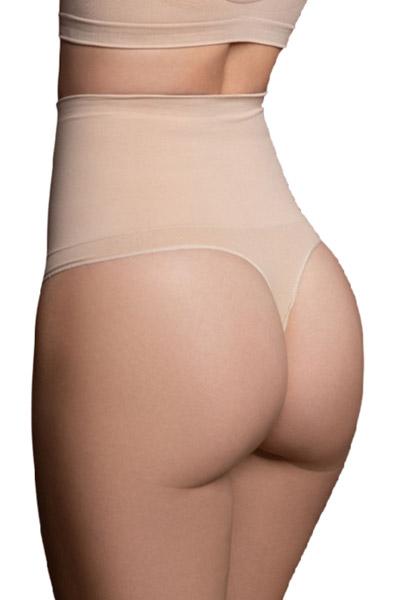 Seamless High Waist Medium Control Nude M Sömlös trosa