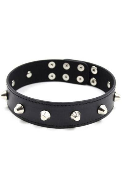 Spikes Collar Black Choker