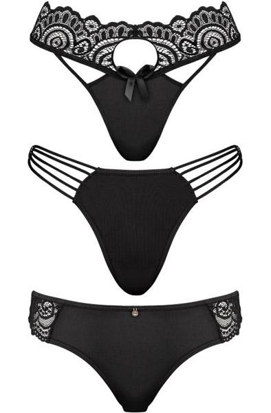 Underneath Coco Thong Set of 3 L/XL Trosor