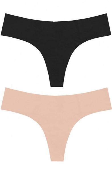 Bye Bra Invisible Thong 2-pack L Sömlösa trosor