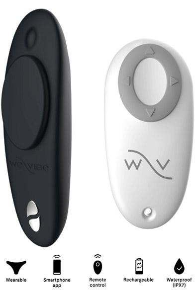 We-Vibe Moxie Black Trådlös trosvibrator