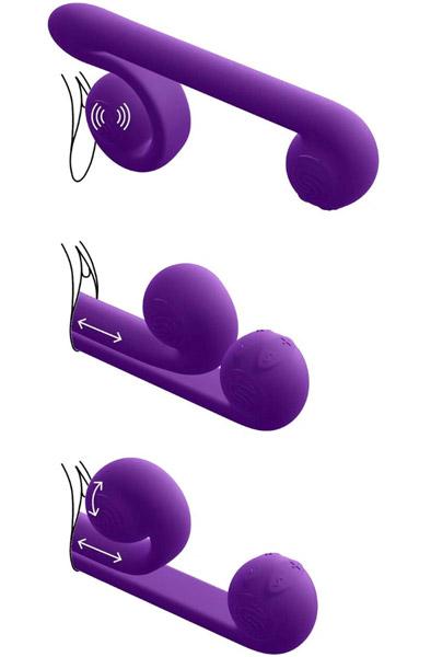 Snail Vibe Duo Vibrator Purple Vibrator
