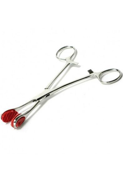 Master Series Forceps With Rubber Tips Tweezer