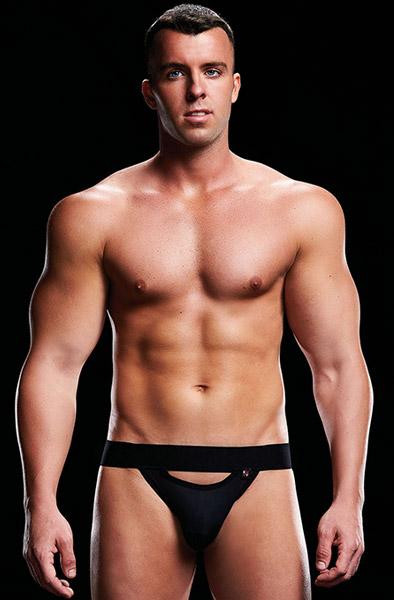Envy Menswear Low Rise Jock Black M/L Jockstrap