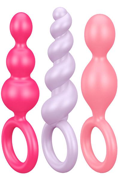 Satisfyer Booty Call Plugs Colored Analpluggar paket