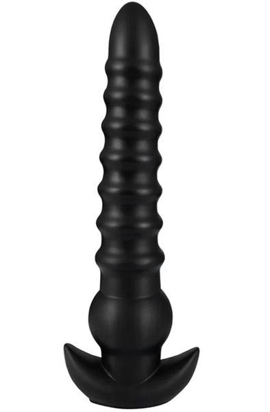 Wolf Bayonet Black Silicone Anal Dildo M 31cm Analdildo