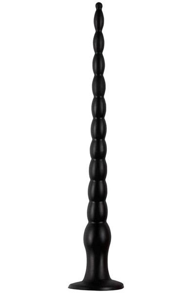 Wolf Flamberge Black Silicone Anal Dildo 51 cm Extra lång analdildo