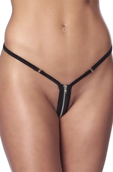 Amorable Micro Thong With Zip O/S Trosa
