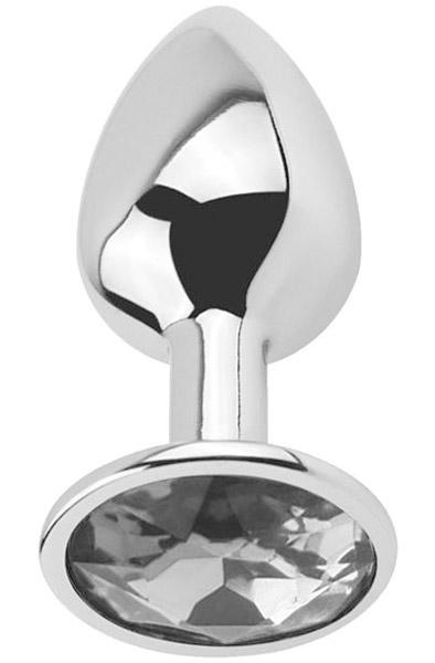 Afterdark White Diamond Anal Plug L Analplugg metall