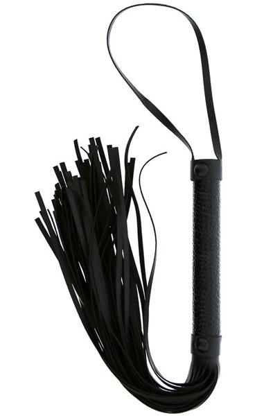 Dream Toys Blaze Whip Croco Black Flogger