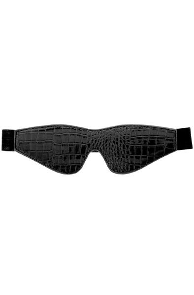 Dream Toys Blaze Blindfold Croco Black Ögonbindel